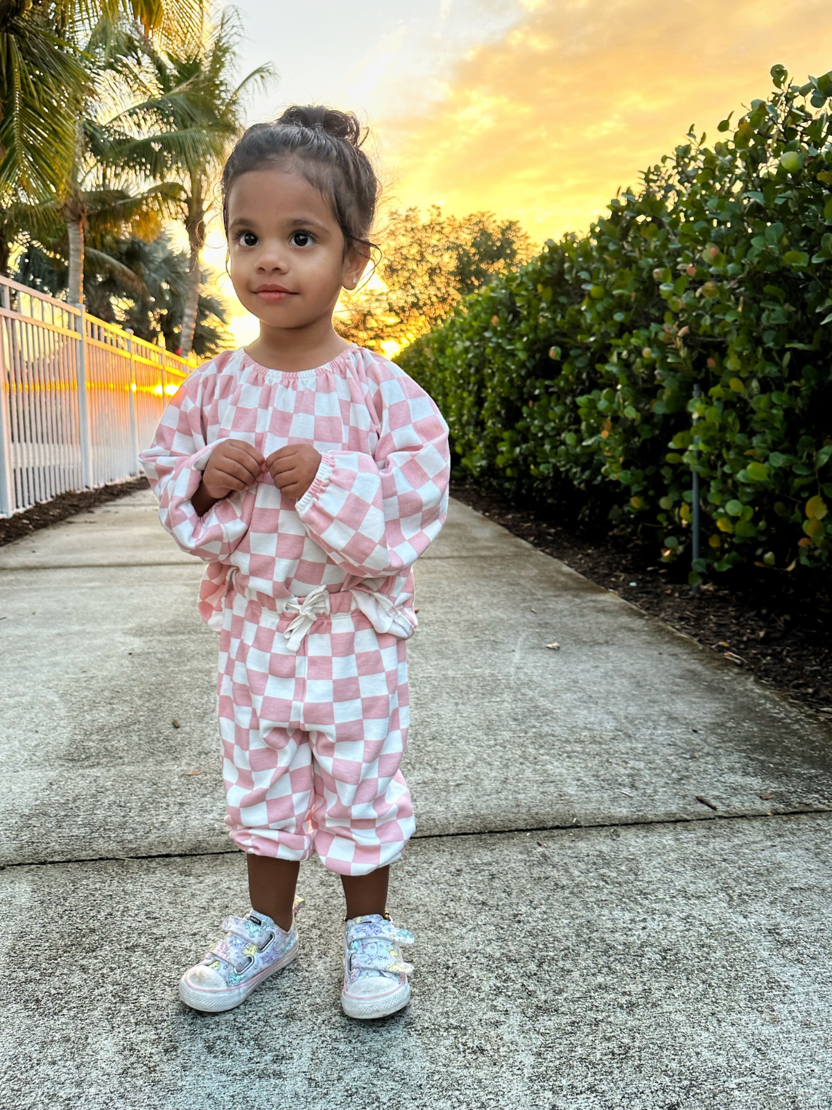 Strawberry Shortcake Checkerboard Top + Pant Set
