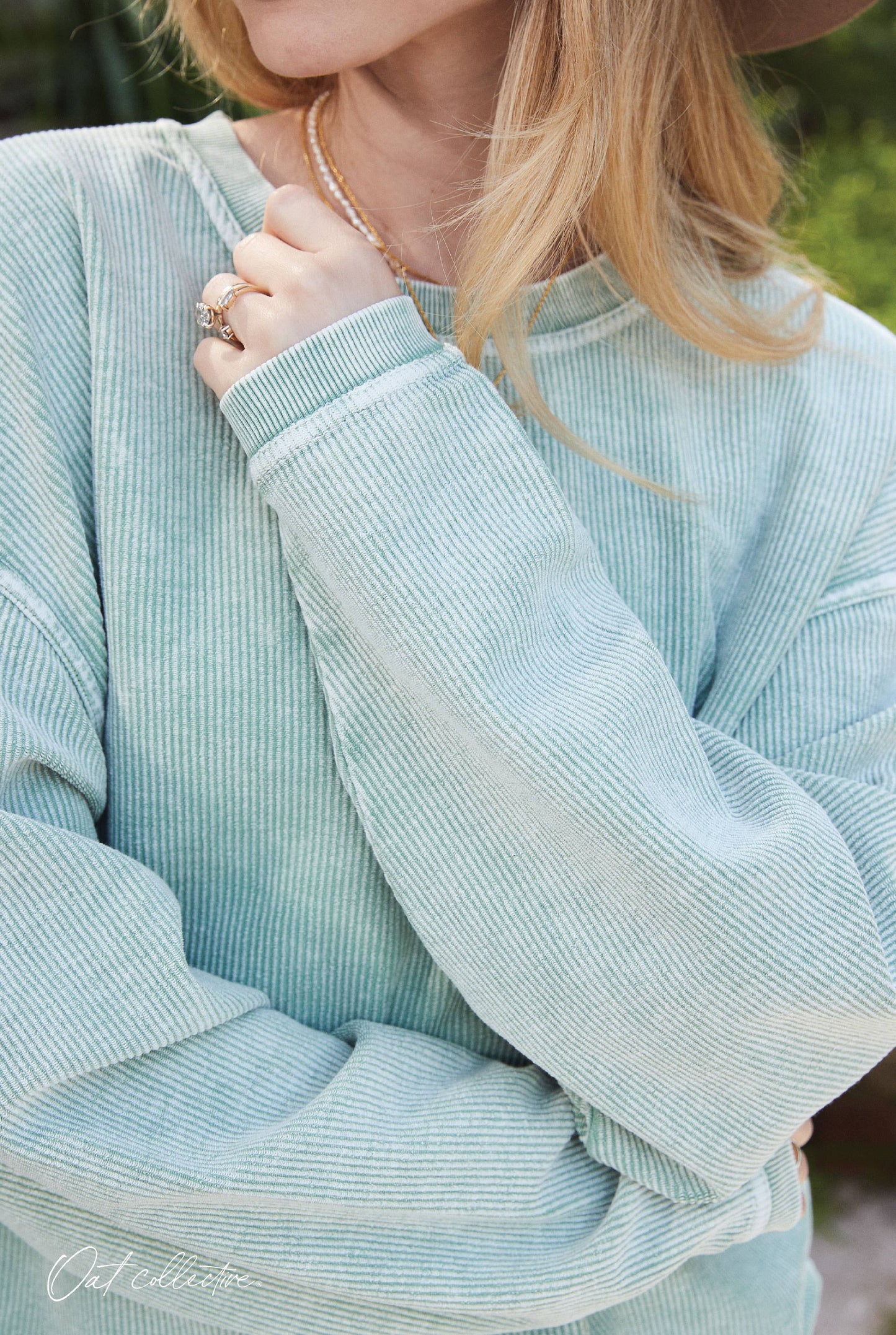 COOL MOMS CLUB  Thermal Vintage Pullover