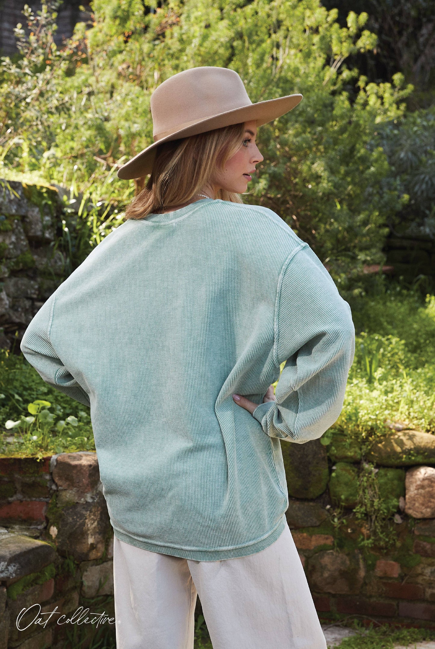 COOL MOMS CLUB  Thermal Vintage Pullover