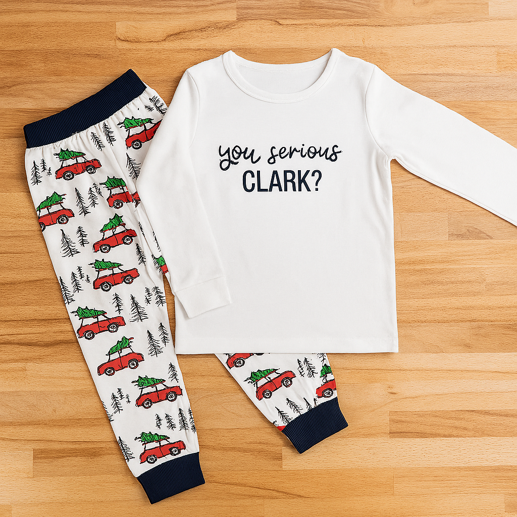 You Serious Clark? Cotton 2-Piece Boy Clothes Set