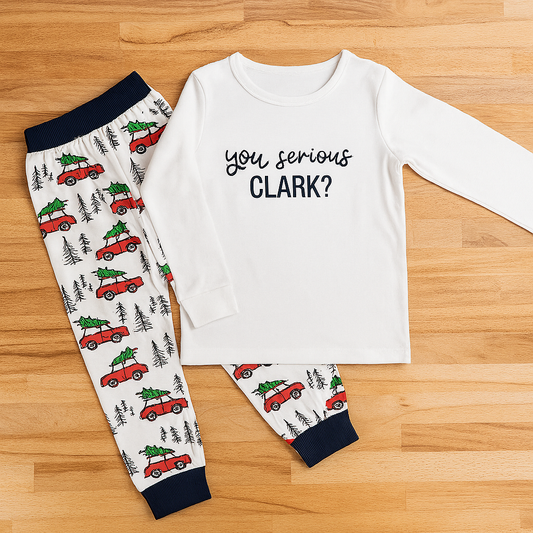 You Serious Clark? Cotton 2-Piece Boy Clothes Set