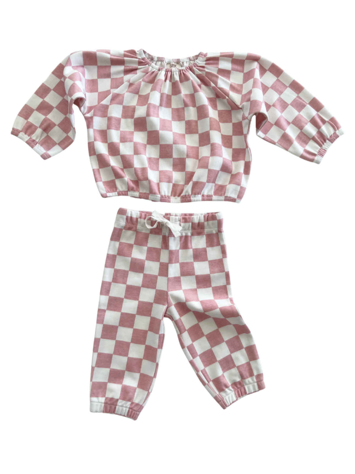 Strawberry Shortcake Checkerboard Top + Pant Set