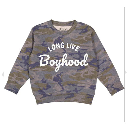 Boyhood | Camo Sweatshirt