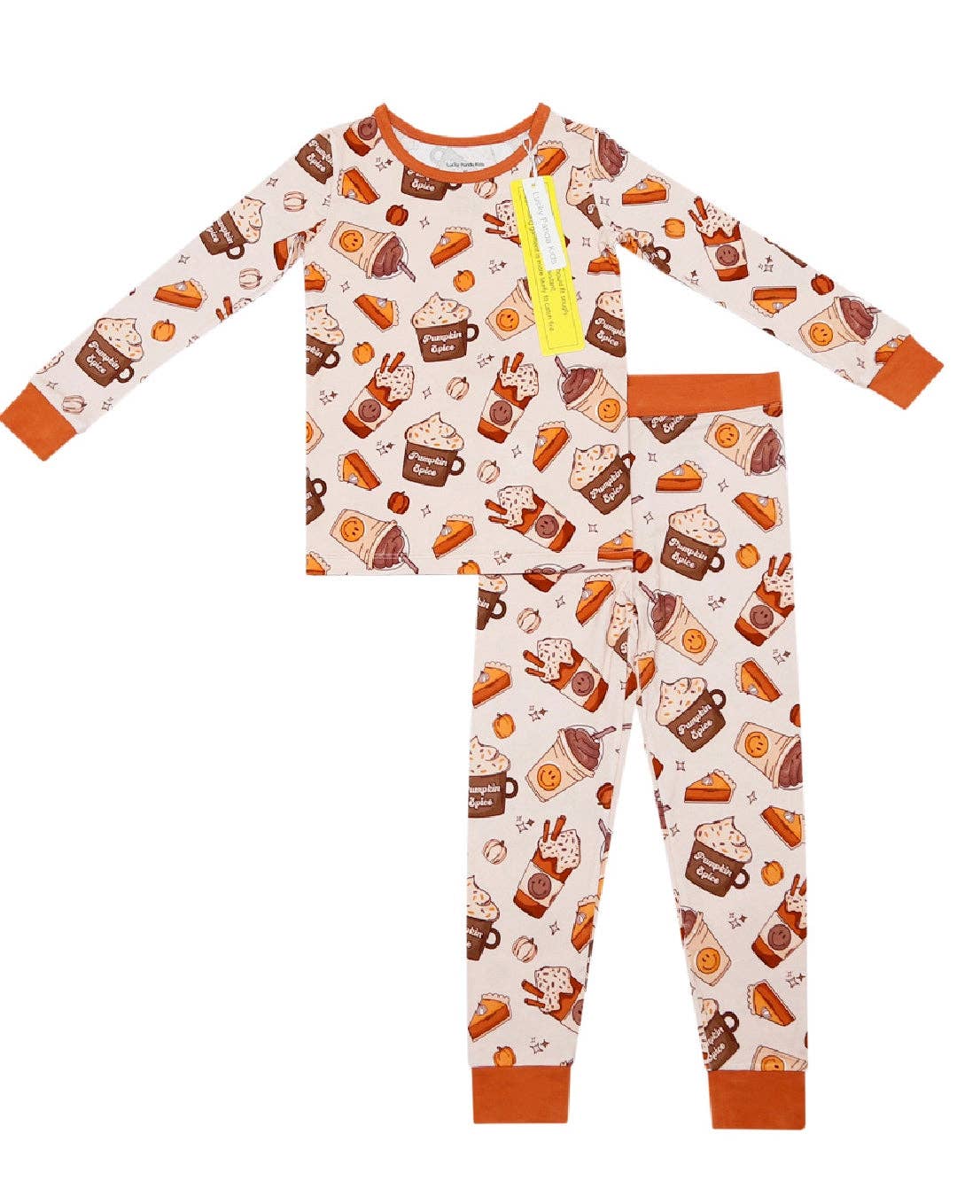 Bamboo Holiday Kids Clothing Two Piece Set | Pumpkin Spice